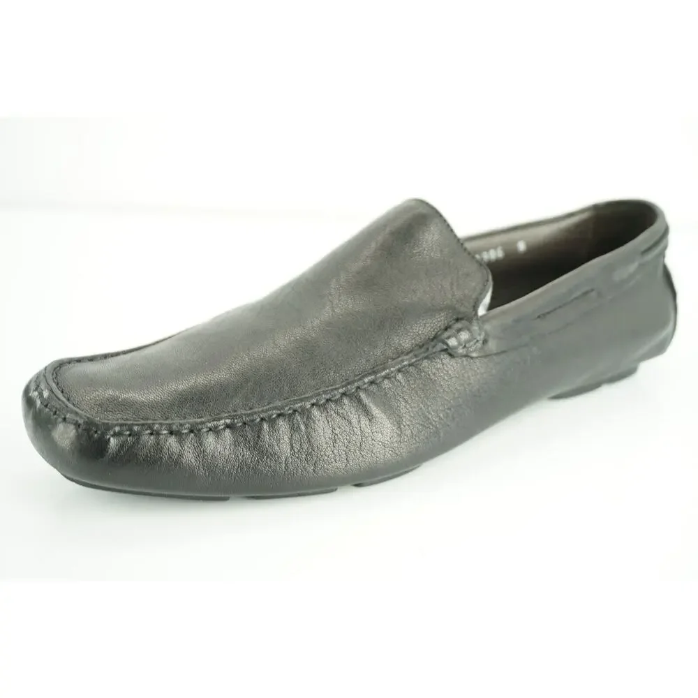 To Boot New York Men's Barkley Black Leather Driving Loafers